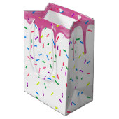Snoep op de geboorte medium cadeauzakje (Achterkant Gekanteld)