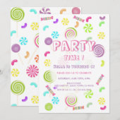 Snoep op zondag Uitnodigingen (Voorkant / Achterkant)