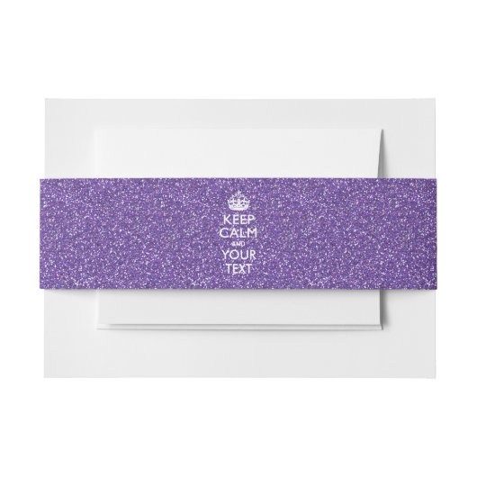 Snoep Paarse BEHOUD KALK EN Creatieve tekst Uitnodigingen Wikkel (Voorkant Voorbeeld)