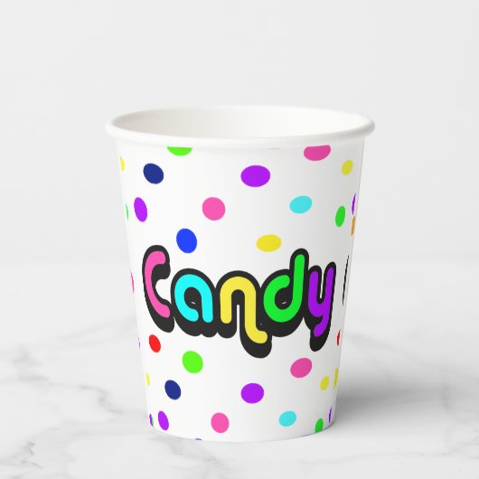 Snoep Papieren Bekers (Achterkant)