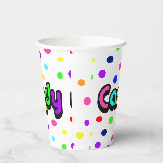 Snoep Papieren Bekers (Links)