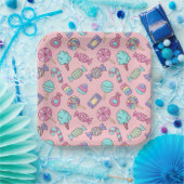 Snoep  papieren bordje (Feest)