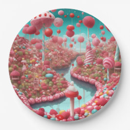 snoep papieren bordje