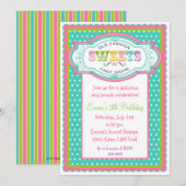  Snoep Parlor Birthday Kaart (Voorkant / Achterkant)