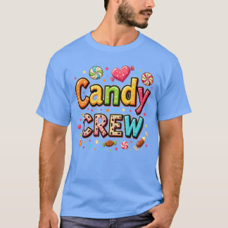 Snoep Party Crew Lover Schattigee Halloween-truc o T-shirt