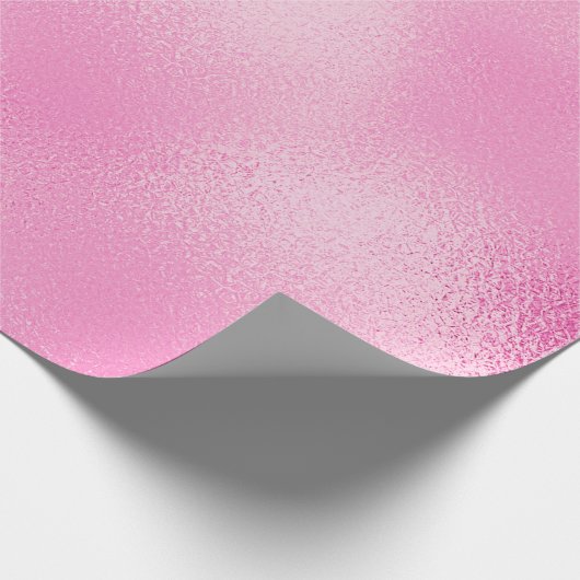 Snoep Pastel Roze Roze glas IJsklam Cadeaupapier (Hoek)