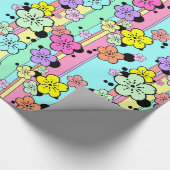 Snoep Pastel Sakura cherry blossom gift Cadeaupapier (Hoek)