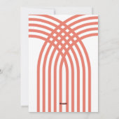 Snoep pastelroze stripe regenboog 1 foto Kerstmis Feestdagenkaart (Achterkant)