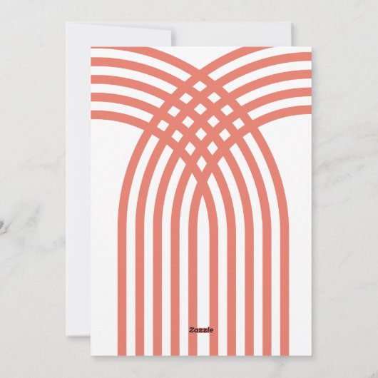 Snoep pastelroze stripe regenboog 1 foto Kerstmis Feestdagenkaart (Achterkant)