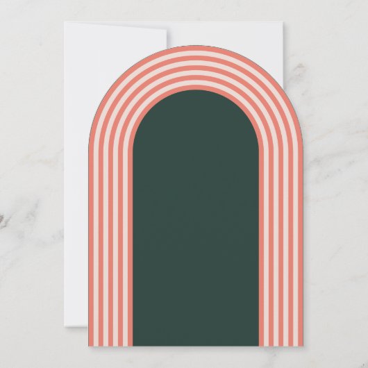 Snoep pastelroze stripe regenboog 1 foto Kerstmis Kaart (Achterkant)