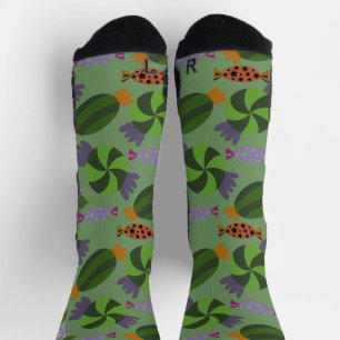 Snoep patroon   Lolbuispatroon   lollipop 27 Yoga Sokken