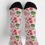 Snoep patroon | Lolbuispatroon | lollipop 38 Noot Sokken (Top)