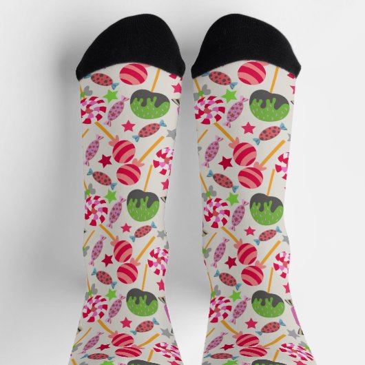 Snoep patroon | Lolbuispatroon | lollipop 38 Noot Sokken (Top)