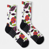 Snoep patroon | Lolbuispatroon | lollipop 51 Thro Sokken (Rechts)