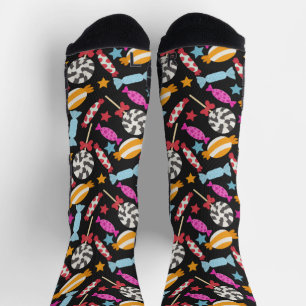 Snoep patroon   Lolbuispatroon   lollipop 56 Yoga Sokken