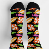 Snoep patroon | Lolbuispatroon | lollipop 59-tape Sokken (Top)