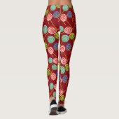 Snoep patroon | Lolbuispatroon | lolly 10 Leggings (Achterkant)