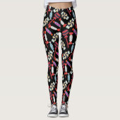 Snoep patroon | Lolbuispatroon | lolly 14 Leggings (Voorkant)