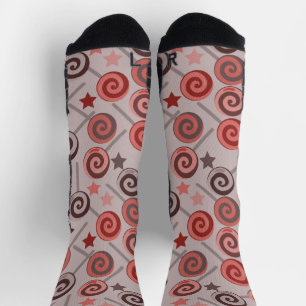 Snoep patroon   Lolbuispatroon   lolly 18 Hoesje Sokken