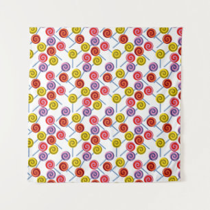 Snoep patroon Lolbuispatroon lolly 2 Wandkleed