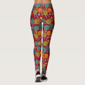 Snoep patroon | Lolbuispatroon | lolly 32 Leggings (Achterkant)