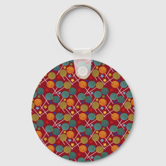 Snoep patroon | Lolbuispatroon | lolly 32 Sleutelhanger (Voorkant)