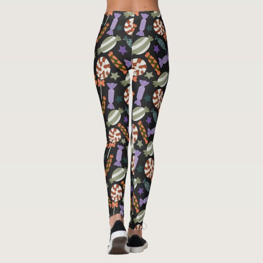 Snoep patroon | Lolbuispatroon | lolly 55 Leggings (Achterkant)
