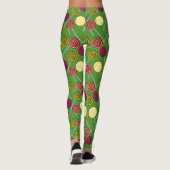 Snoep patroon | Lolbuispatroon | lolly 58 Leggings (Achterkant)