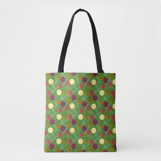 Snoep patroon | Lolbuispatroon | lolly 58 Tote Bag (Voorkant)