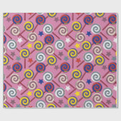 Snoep patroon | Lolbuispatroon | lolly 7 Cadeaupapier (Vlak)