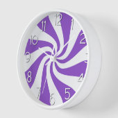 Snoep pepermunt wervelen Paarse en witte klok (Hoek)