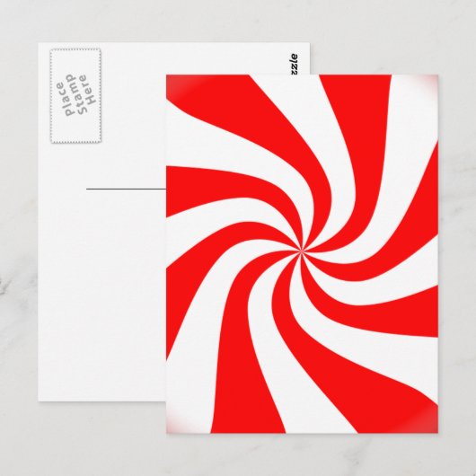 snoep pepermuntozwaluw briefkaart (Voorkant / Achterkant)