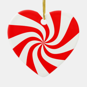 snoep pepermuntozwaluw keramisch ornament