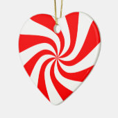 snoep pepermuntozwaluw keramisch ornament (Links)