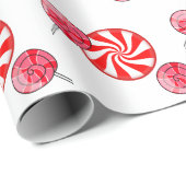 Snoep Peppermint Wrapping Paper Cadeaupapier (Rol Hoek)