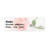 Snoep Pink Rose Etiket (Voorkant)