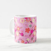 Snoep Pink Sakura cherry blossom mok (Voorkant links)