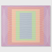 Snoep plakkap pasta-kleurenblok cadeaupapier (Vlak)