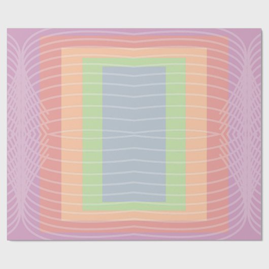 Snoep plakkap pasta-kleurenblok cadeaupapier (Vlak)