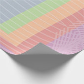 Snoep plakkap pasta-kleurenblok cadeaupapier (Hoek)