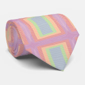 Snoep plakkap pasta-kleurenblok stropdas (Opgerold)