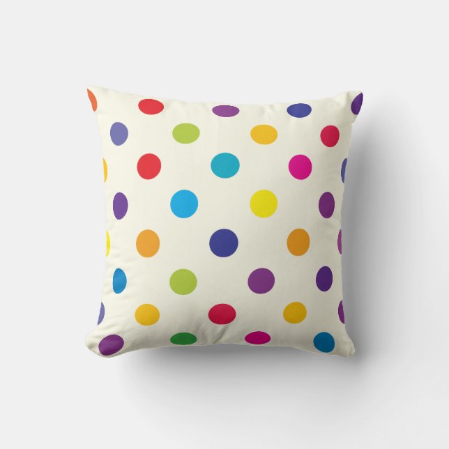 Snoep Polka Dot Pillow Kussen (Voorkant)
