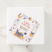 Snoep Pompoen Geesten Halloween Baby Brewing Showe Bedankjes Labels (In situ)