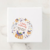 Snoep Pompoen Geesten Halloween Baby Brewing Showe Bedankjes Labels (In situ)