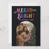 Snoep Pop "Jaar in de Review" Foto's Kerst Feestdagenkaart (Voorkant)