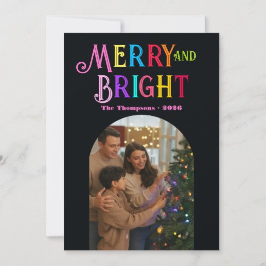 Snoep Pop "Jaar in de Review" Foto's Kerst Feestdagenkaart (Voorkant)