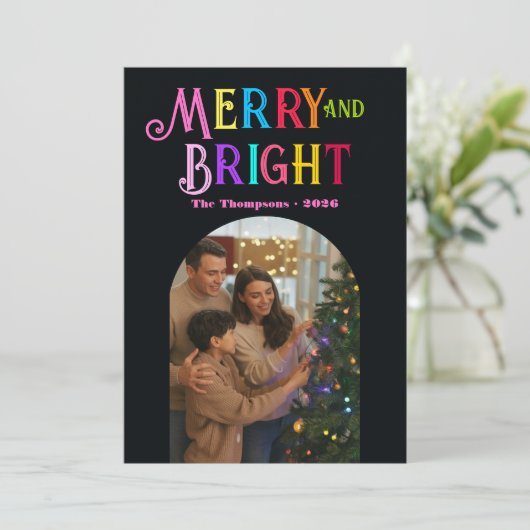 Snoep Pop "Jaar in de Review" Foto's Kerst Feestdagenkaart (Staand voorkant)