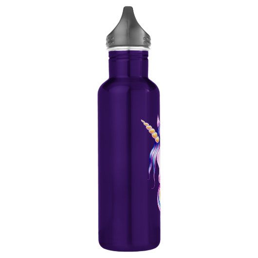 Snoep Pop Unicorn Metallic Water Fles (Links)
