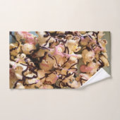 Snoep Popcorn met chocolade drizzle Bad Handdoek (Handdoek)