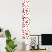 Snoep Print Schattigee Baby Groeigrafiek (Thuiskantoor)
